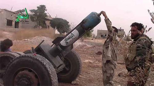 El grupo terrorista Nureddin al Zinki utiliza sustancias toxicas en Alepo